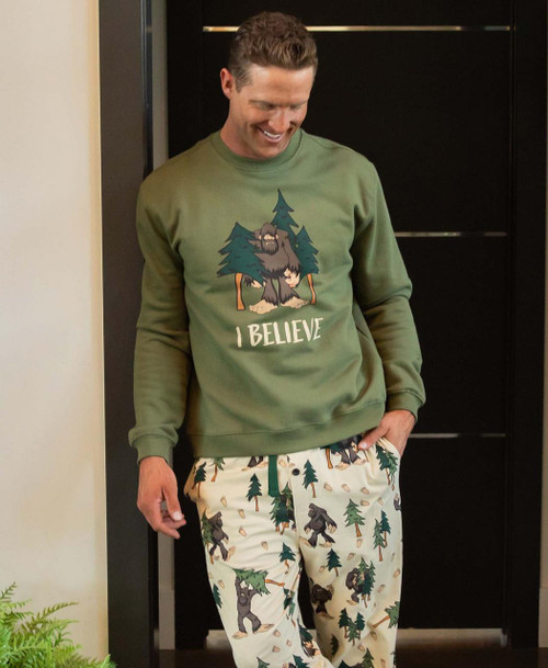 Lazy One I Believe Bigfoot Sweatshirt