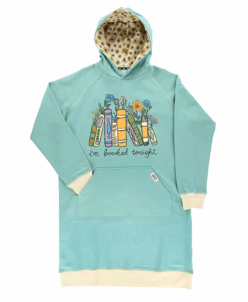 Lazy One I'm Booked Tonight Sleep Hoodie