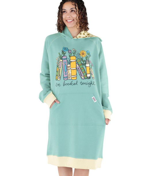 lazy one I'm Booked Tonight Sleep Hoodie