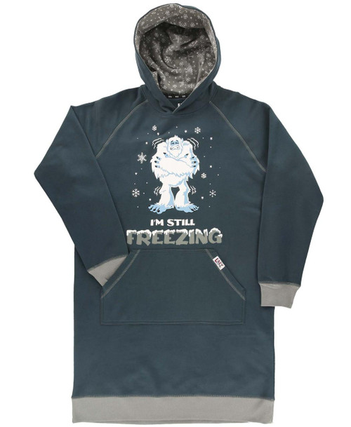 Lazy One I'm Still Freezing Yeti Sleep Hoodie