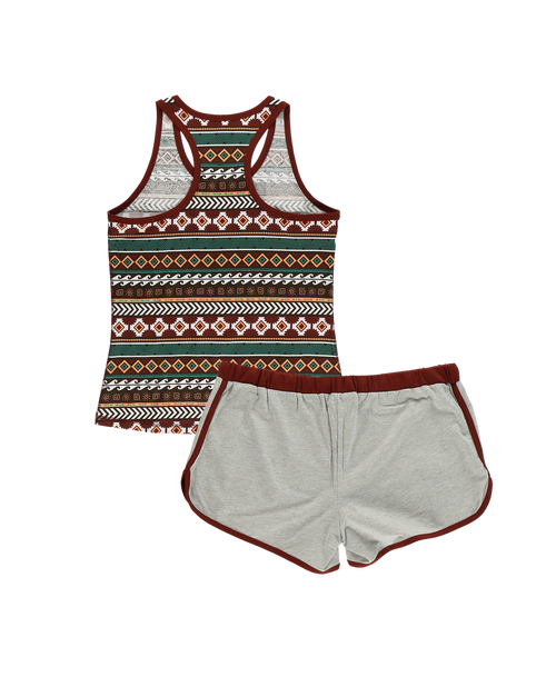 Lazy One Kokopelli Women's Tank & Short Set
