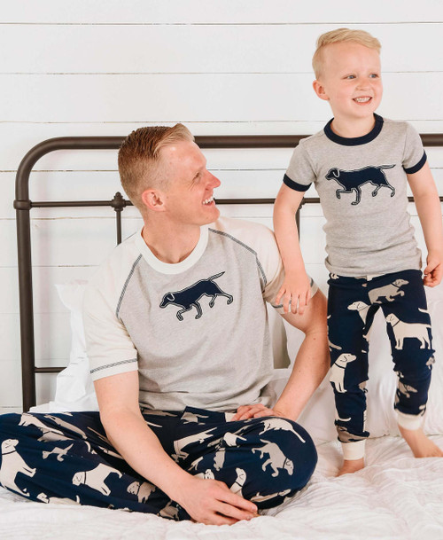 Lazy One Lab Kid's Short Sleeve PJ's