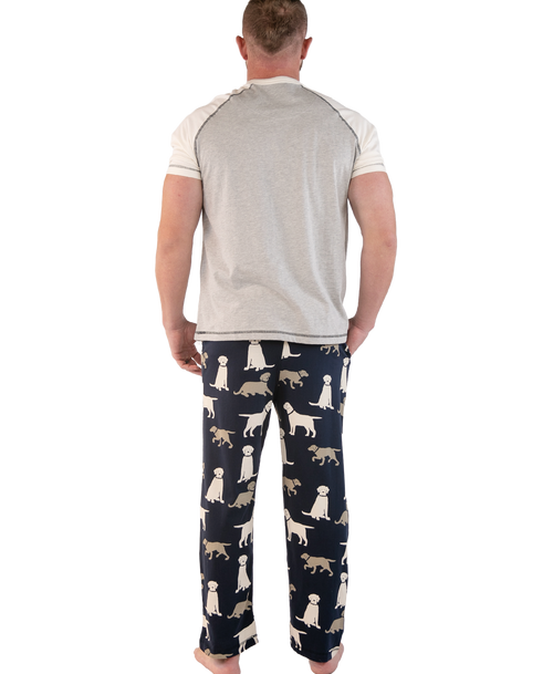 Lazy One Lab Men's Dog PJ Set