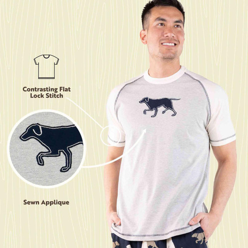 Lazy One Lab Men's PJ Tee
