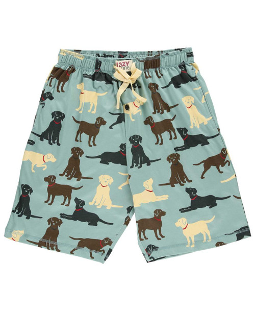 lazy one Labs Men's Dog Pajama Shorts