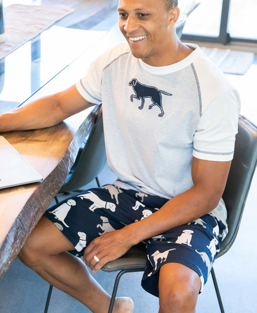 Lazy One Labs Men's Pajama Short Set