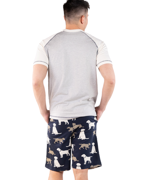 Lazy One Labs Men's Pajama Short Set