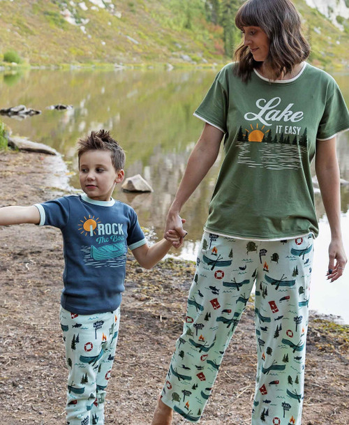 Lazy One Lake It Easy Women's Regular Fit PJ Set