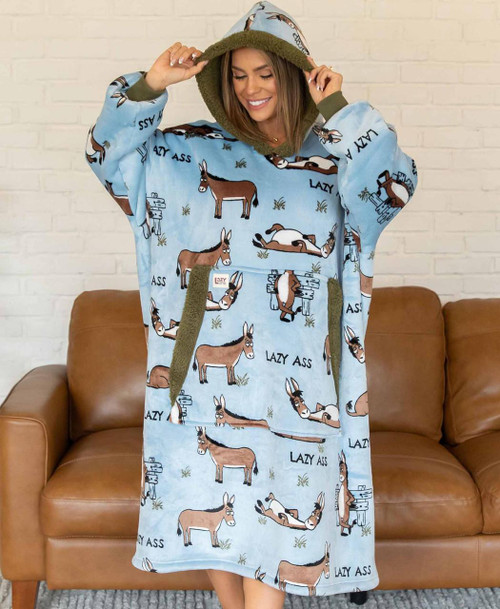 Lazy One Lazy Ass Blanket Hoodie