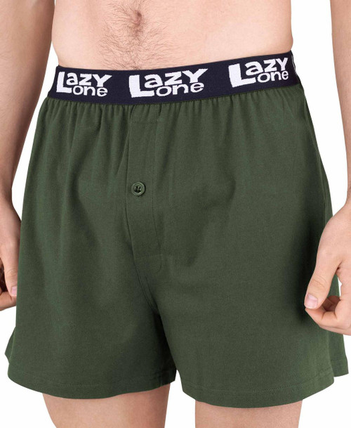 Lazy One Let's Moose Around Men's Funny Boxer