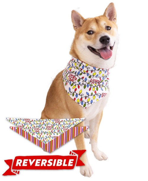 lazy one Lights Out Dog Christmas Bandana