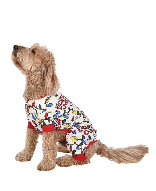 lazy one Lights Out Dog Onesie Christmas Flapjack