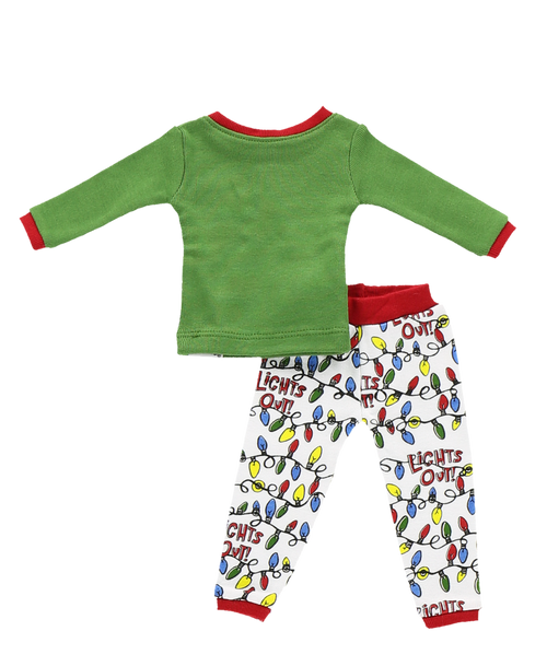 lazy one Lights Out Doll Pajama