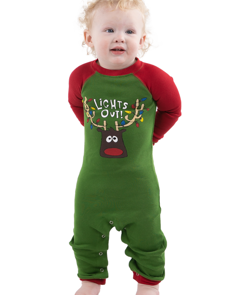 lazy one Lights Out | Infant Union Suit