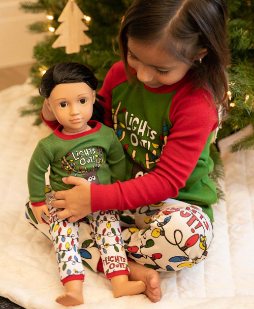 Lazy One Lights Out Matching Kid & Doll Set