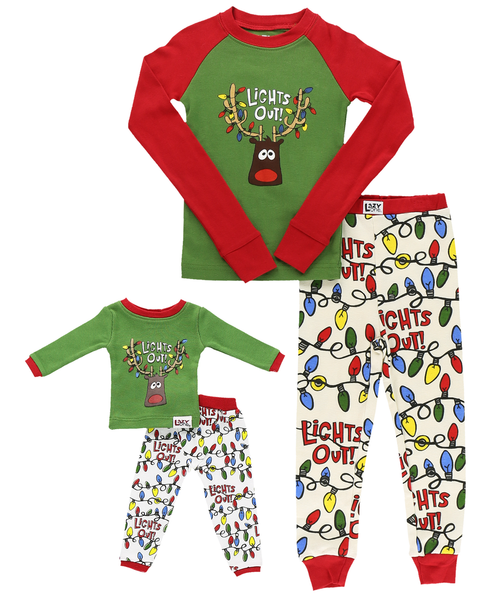 Lazy One Lights Out Matching Kid & Doll Set