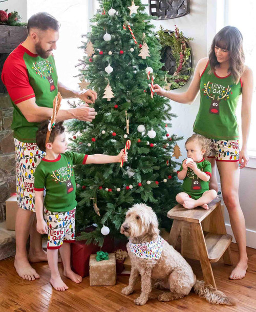 Lazy One Lights Out Men's Pajama Shorts