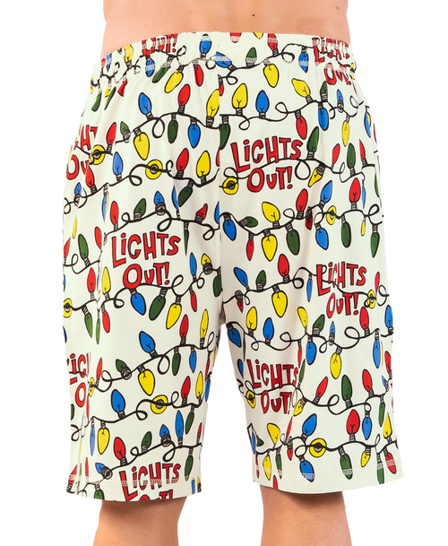 Lazy One Lights Out Men's Pajama Shorts