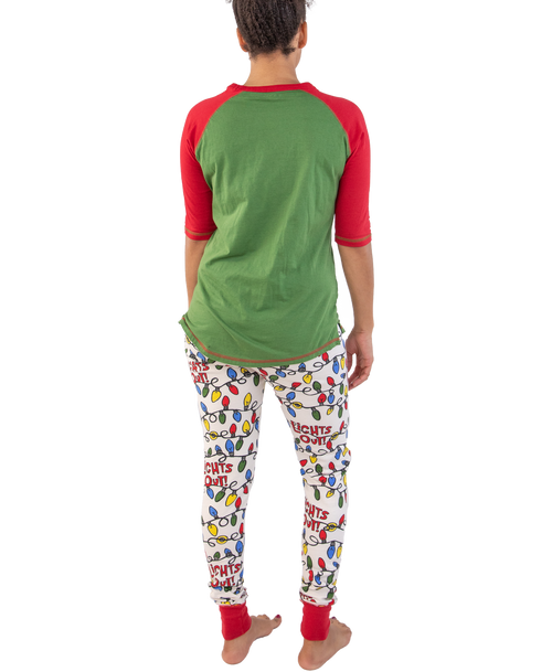 Lazy One Lights Out Women's Reindeer Legging Set