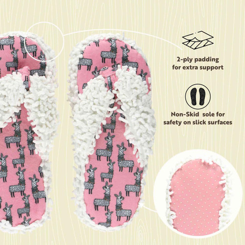 Lazy One Llama Spa Slipper