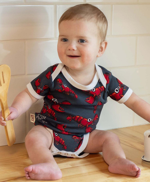 Lazy One Lobster Infant Creeper Onesie