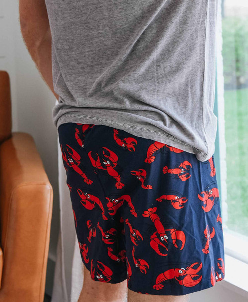 Lazy One Lobster Men's Funny Boxer