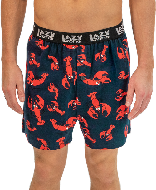 lazy one Lobster Men's Funny Boxer
