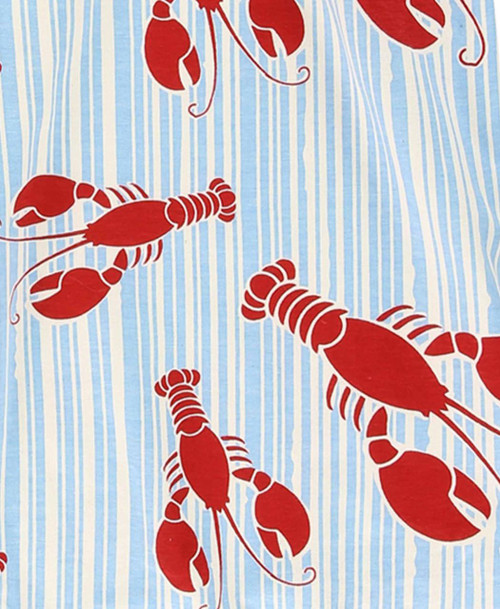 Lazy One Lobster Stripe Kid's Long Sleeve PJ's