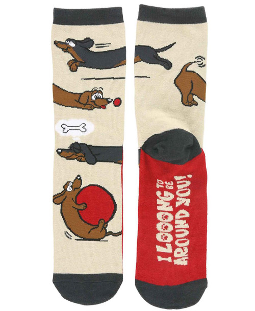 Lazy One Long To Be Around You Dog Crew Sock
