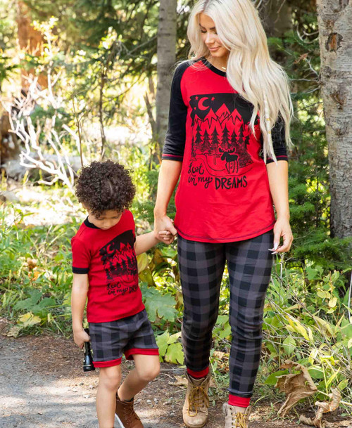 Lazy One Lost In My Dreams Kid's PJ Short Set