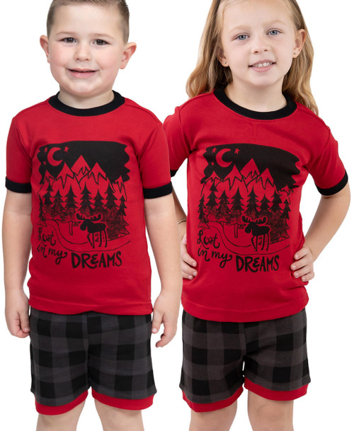 lazy one Lost in My Dreams Kid's PJ Short Set