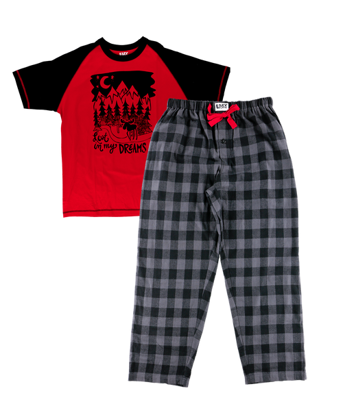Lazy One Lost In My Dreams Men's Pajama Set