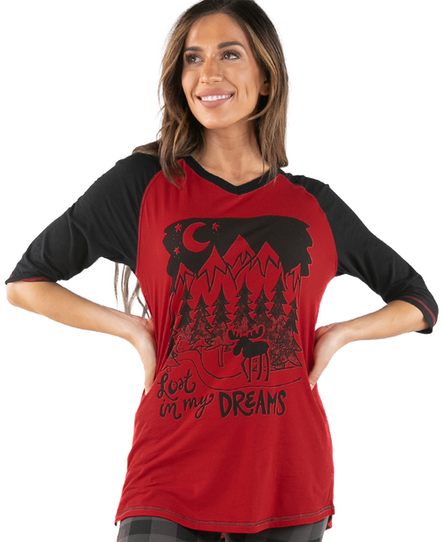 lazy one Lost in My Dreams Women's Tall Tee