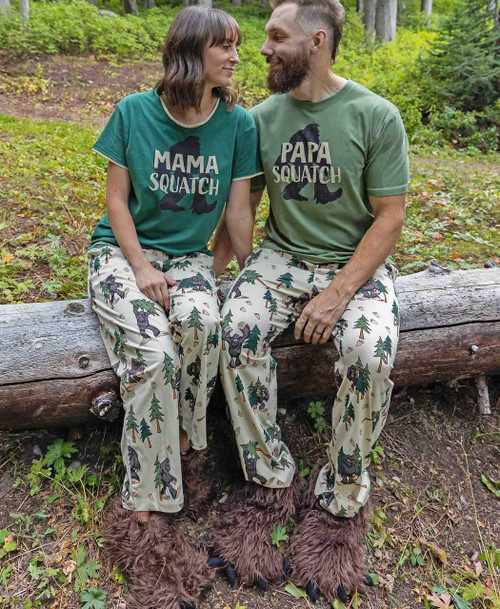 Lazy One Mama Squatch Women's Regular Fit PJ Set
