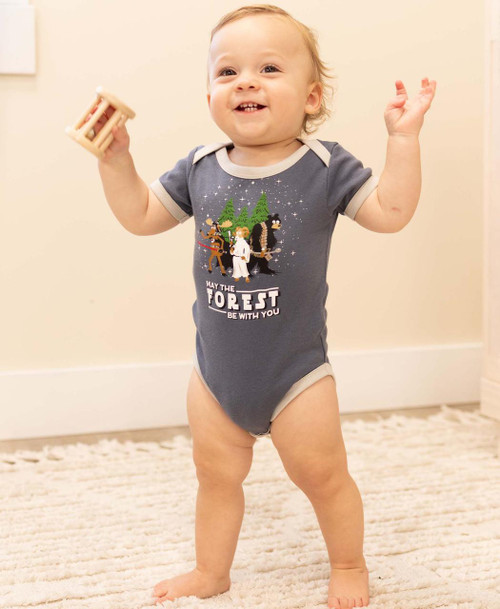 Lazy One May The Forest Infant Creeper Onesie