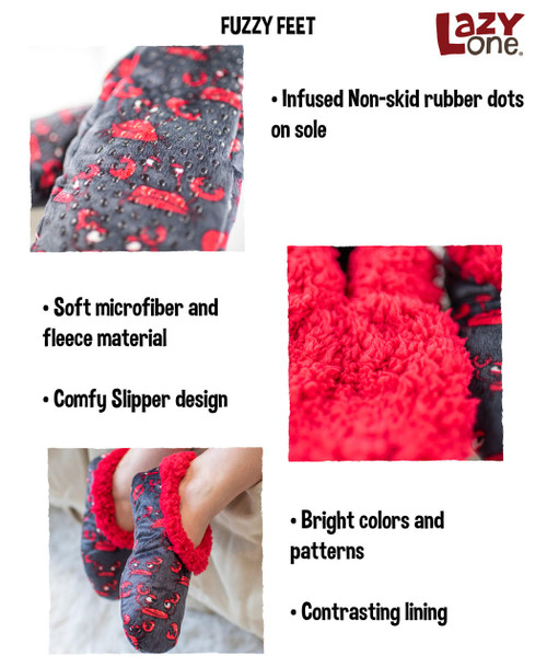 Lazy One Moody Cow Fuzzy Feet Slipper