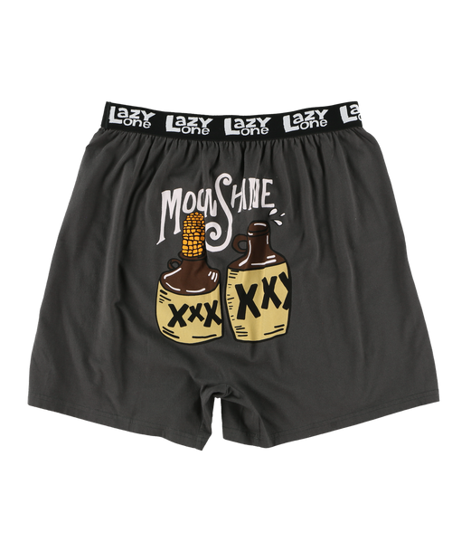 Lazy One Moonshine Men's Funny Boxers
