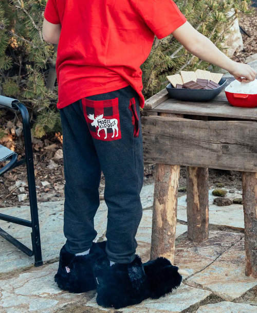 Lazy One Moose Caboose Kid Joggers