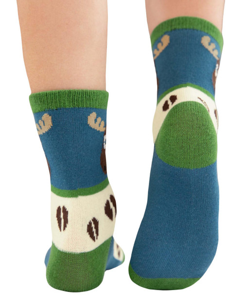 Lazy One Moose Tracks Kid Sock
