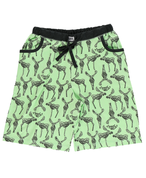 Lazy One Moosely Wild Women's Bermuda Shorts