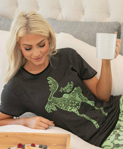 Lazy One Moosely Wild Women's Regular Fit Tee