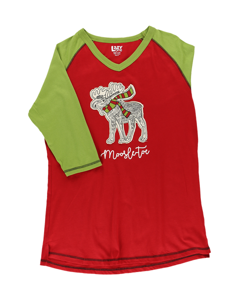 Lazy One Moosletoe Women's Tall Tee