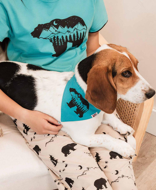 Lazy One Mountain Bear Dog Bandana