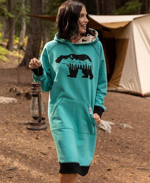 Lazy One Mountain Bear Sleep Hoodie