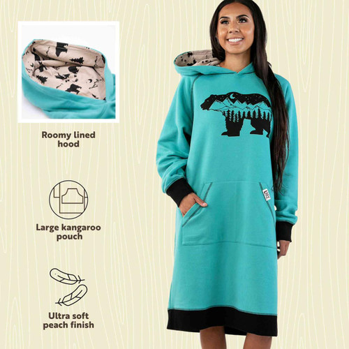 Lazy One Mountain Bear Sleep Hoodie