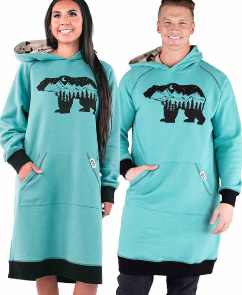 lazy one Mountain Bear Sleep Hoodie