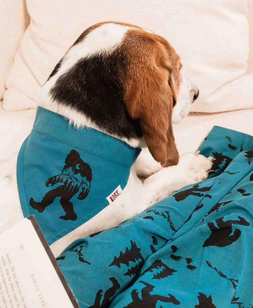 Lazy One Mountain Bigfoot Dog Bandana