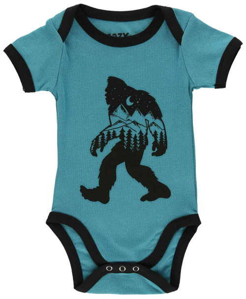Lazy One Mountain Bigfoot Infant Onesie Creeper