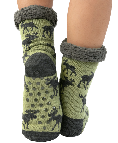 Lazy One Mountain Made Moose Plush Sock