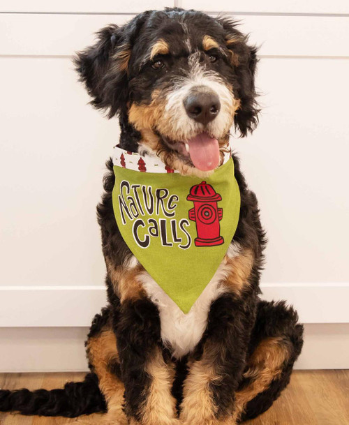 Lazy One Nature Calls Dog Bandana
